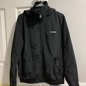 Tommy Hilfiger Rain jacket/windbreaker Black Size Small Mens